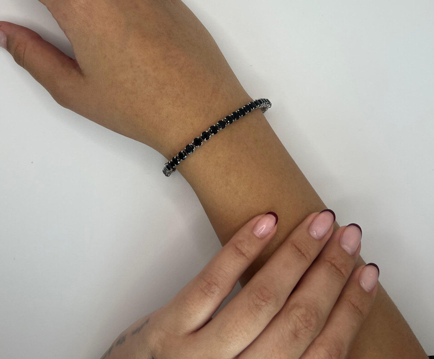 Pulsera Tenis Negra