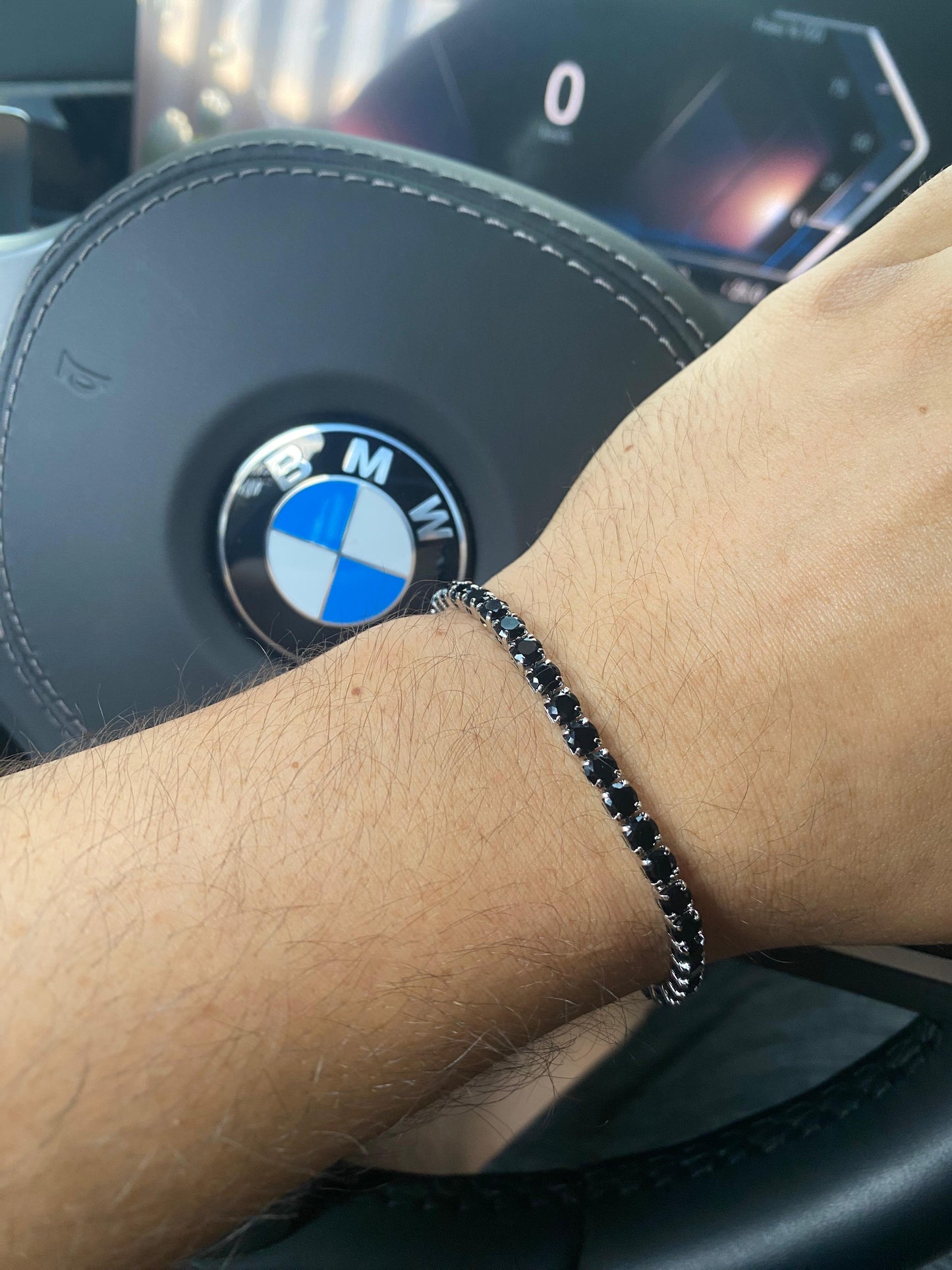 Pulsera Tenis Negra