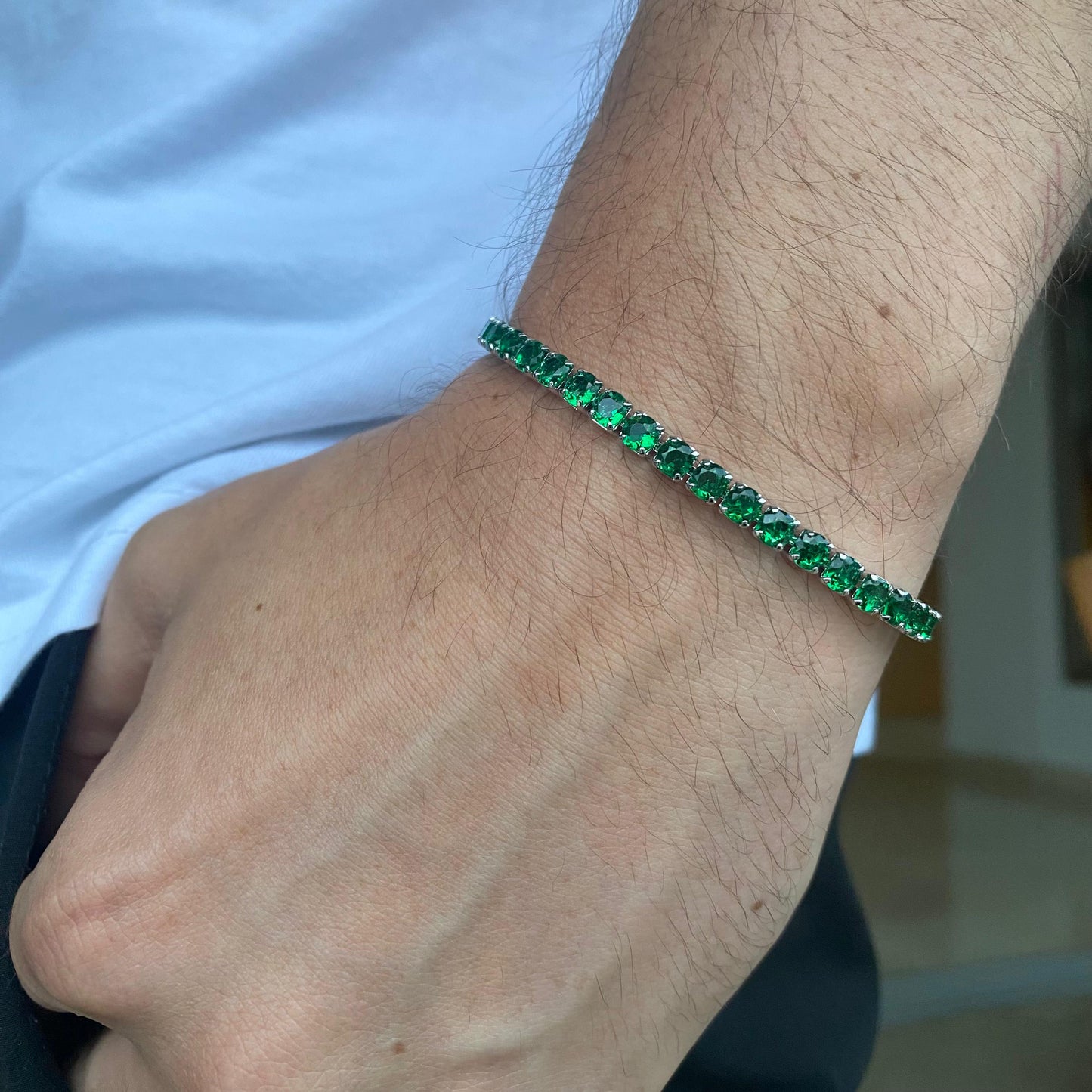 Pulsera Tenis Verde