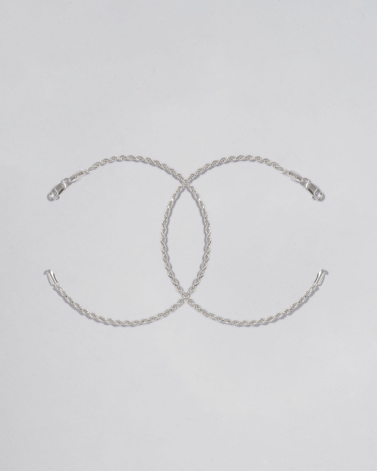 Pulseras Lazo en Plata 925 Para Pareja
