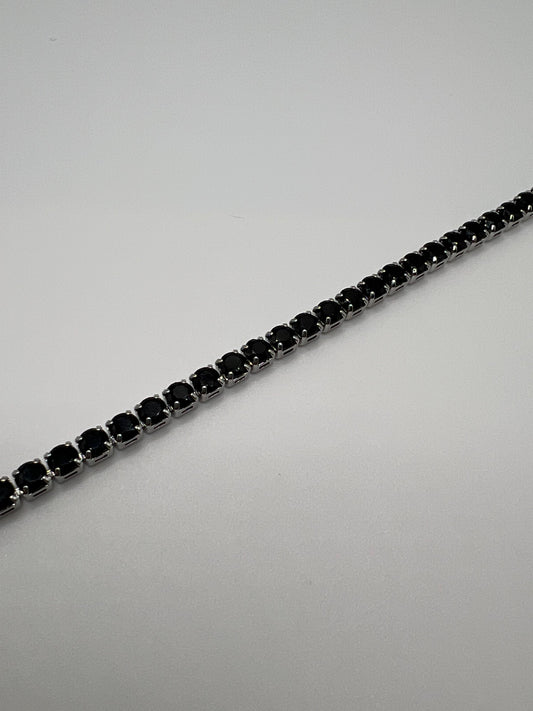 Pulsera Tenis Negra