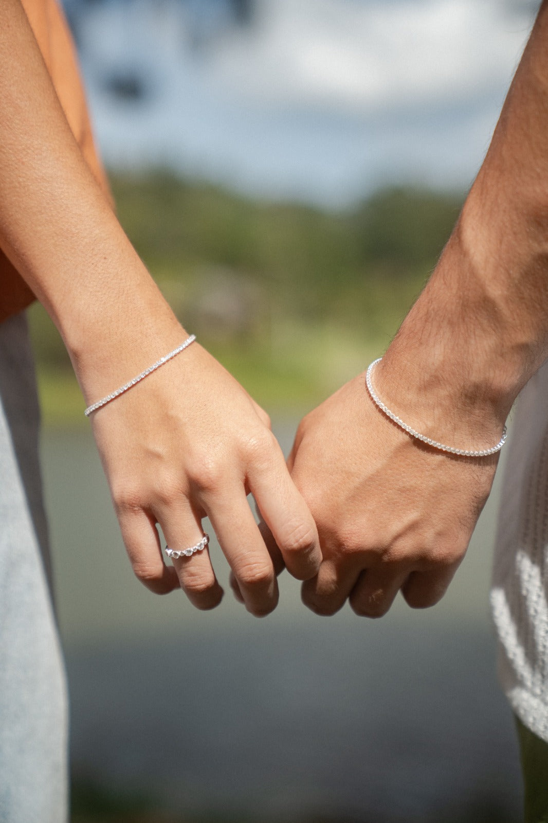 Pulsera Tenis Cristal en Plata Ley 925