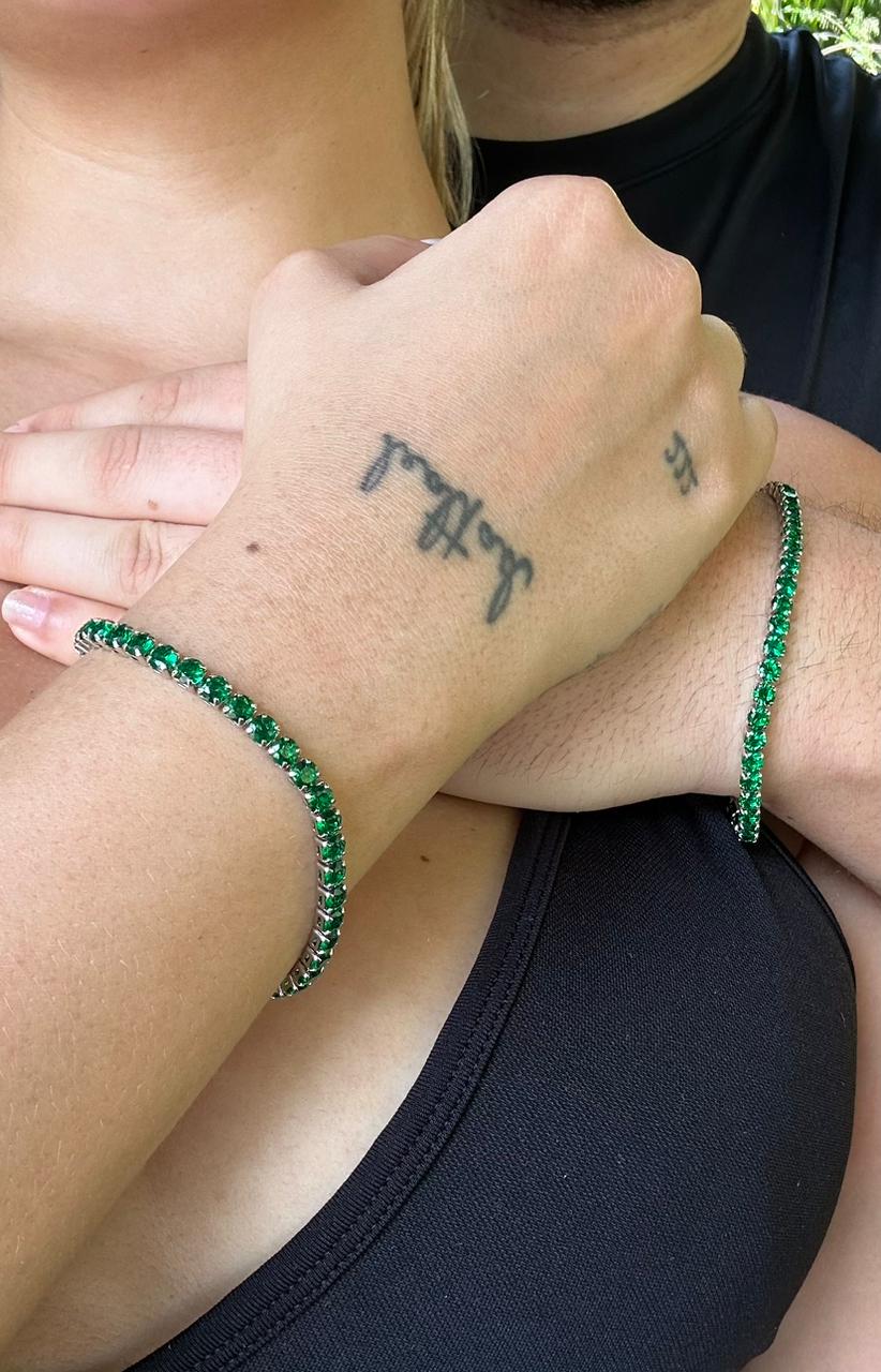 Pulsera Tenis Verde